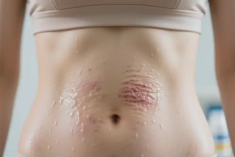 女性肚子上長(zhǎng)濕疹能靠自己自愈嗎(圖1)