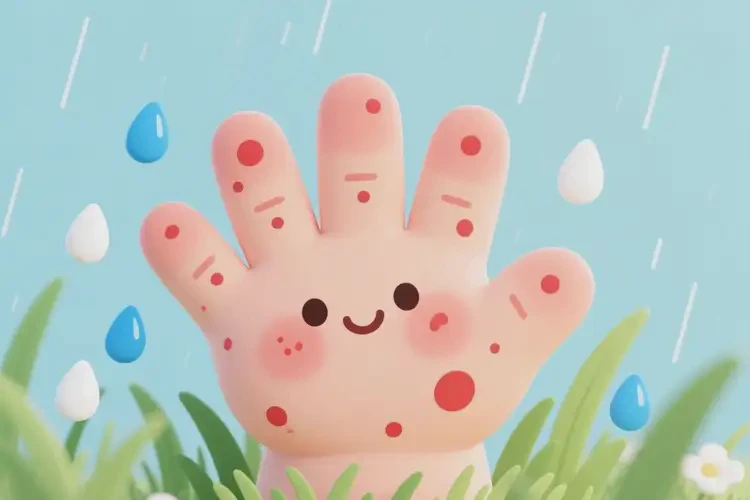 嬰兒身上有濕疹能靠自己自愈嗎(圖2)