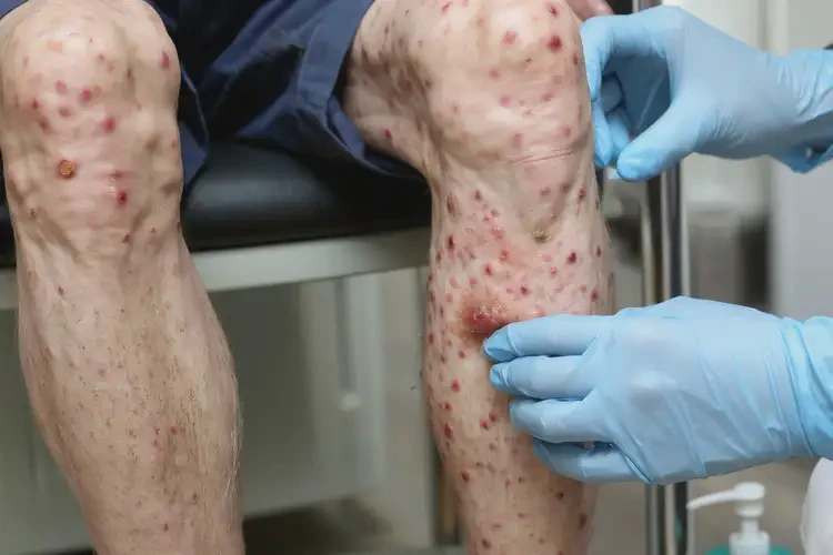 老人小腿上有濕疹能徹底自愈嗎(圖3)