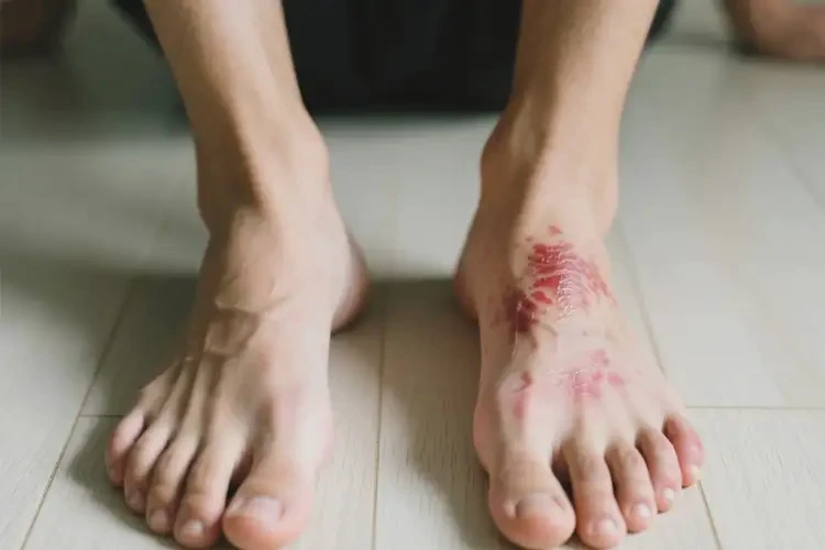 男生腳上出濕疹不管它會自己痊愈嗎(圖3)