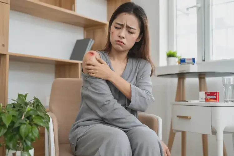 女生屁股上有湿疹不管它会自己自愈吗(图1)