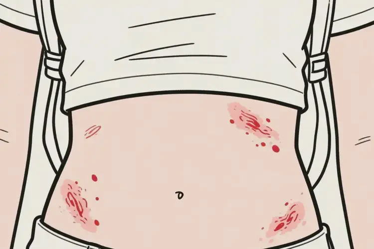 大學(xué)生肚子上容易長(zhǎng)濕疹不管它會(huì)自己好嗎(圖4)