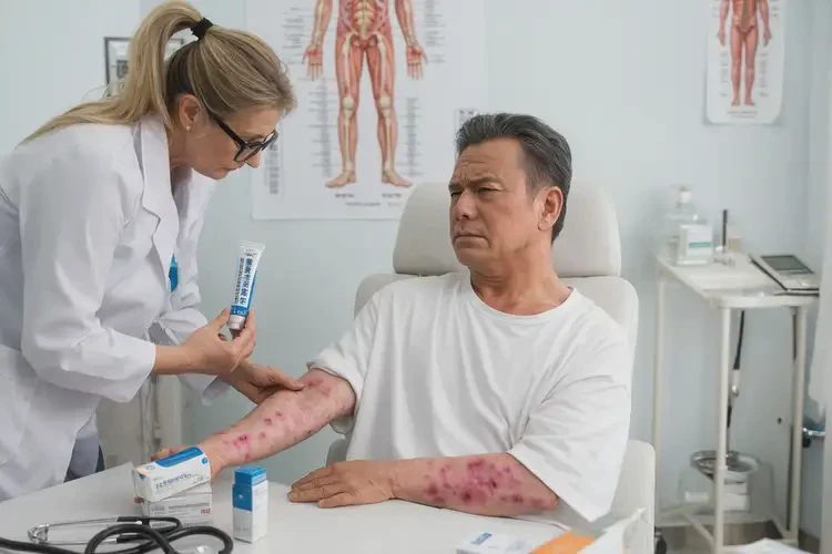 女人四肢經(jīng)常長濕疹能夠徹底治愈嗎(圖1)