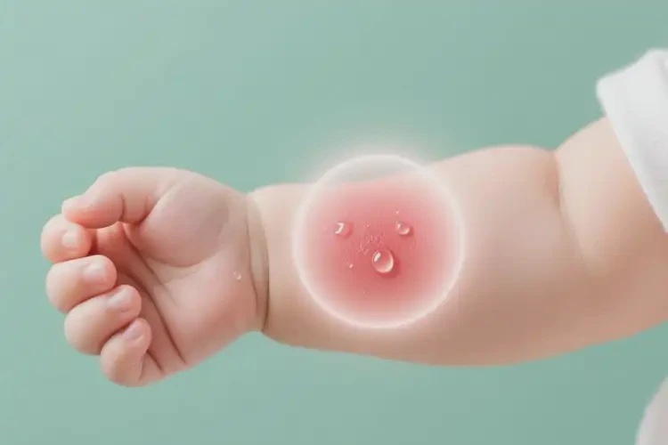 寶寶手臂起濕疹可不可以根治(圖2)