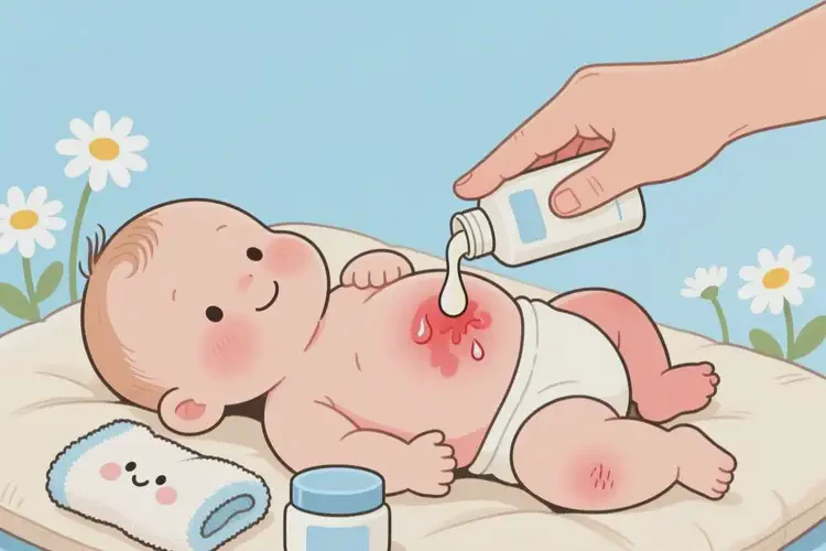 寶寶肚子出濕疹不管它會自己好嗎(圖3)