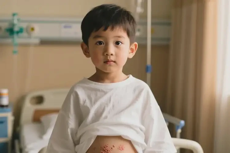 小孩肚子上起濕疹可不可以根治(圖1)