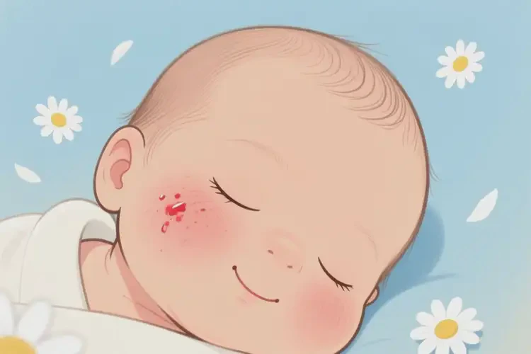 新生兒臉上出現(xiàn)濕疹能靠自己自愈嗎(圖4)