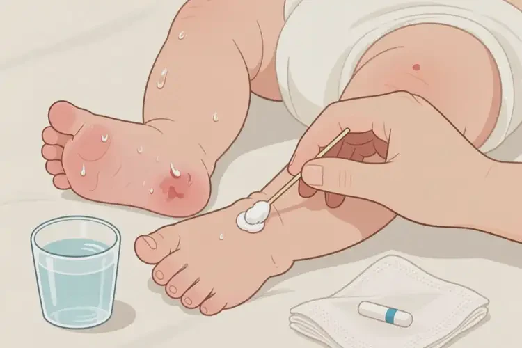 寶寶腳上經(jīng)常長(zhǎng)濕疹能徹底自愈嗎(圖1)