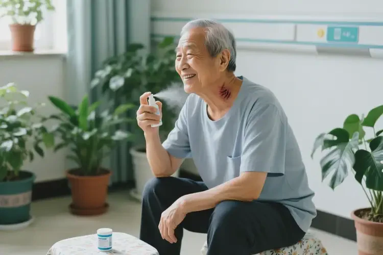 老人脖子出現(xiàn)濕疹能徹底自愈嗎(圖1)