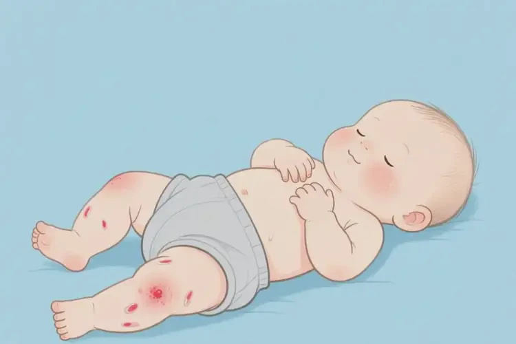 嬰幼兒大腿上偶爾長濕疹不管它會自己自愈嗎(圖2)