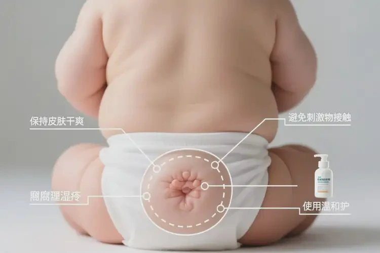 嬰兒肛周容易起濕疹能夠徹底治愈嗎(圖2)