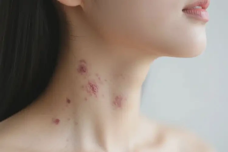 女人脖子上經(jīng)常起濕疹能不能根治(圖1)