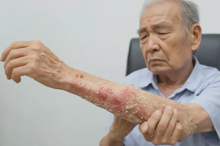 高齡老人四肢經(jīng)常起濕疹不管它會自己痊愈嗎(圖4)