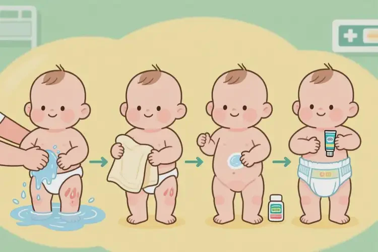 嬰幼兒屁股經(jīng)常起濕疹可以徹底自愈嗎(圖1)