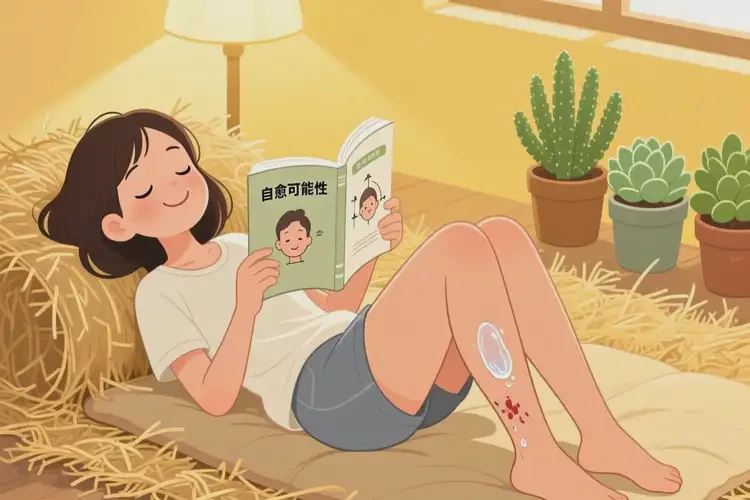 女生小腿出現(xiàn)濕疹能徹底自愈嗎(圖1)