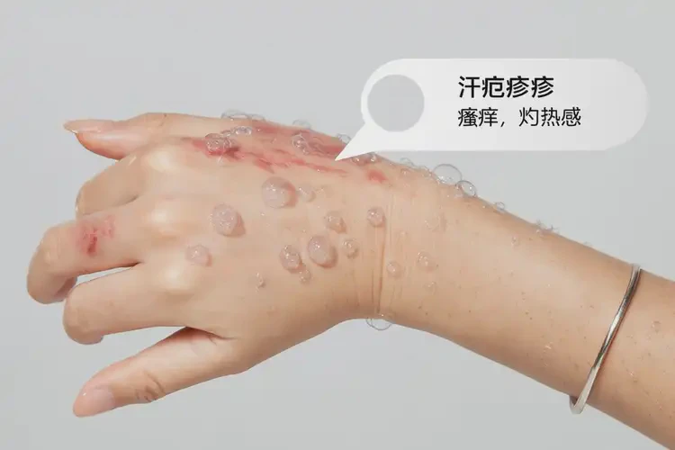 女生手上容易起湿疹不管它会自己自愈吗(图4)