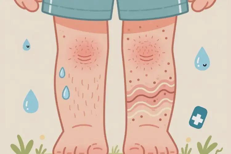 兒童小腿上起濕疹可不可以根治(圖2)