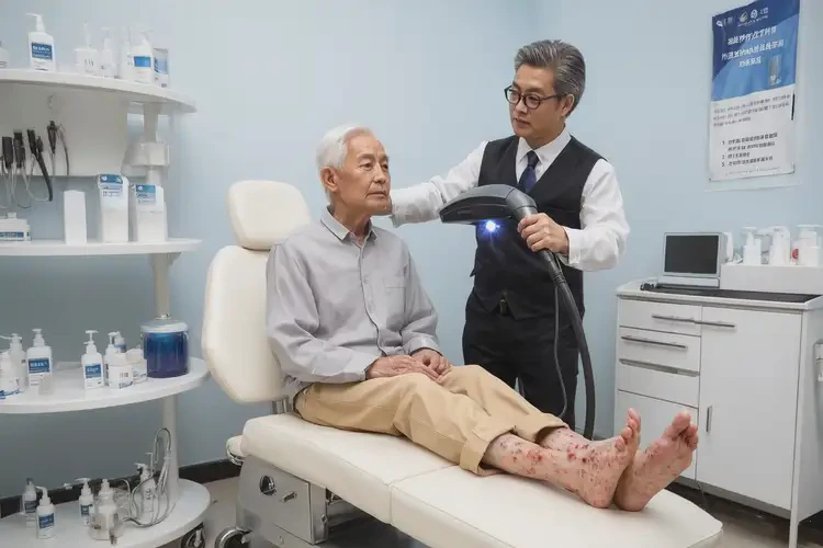 老年人脚上起湿疹不管它会自己好吗(图1)