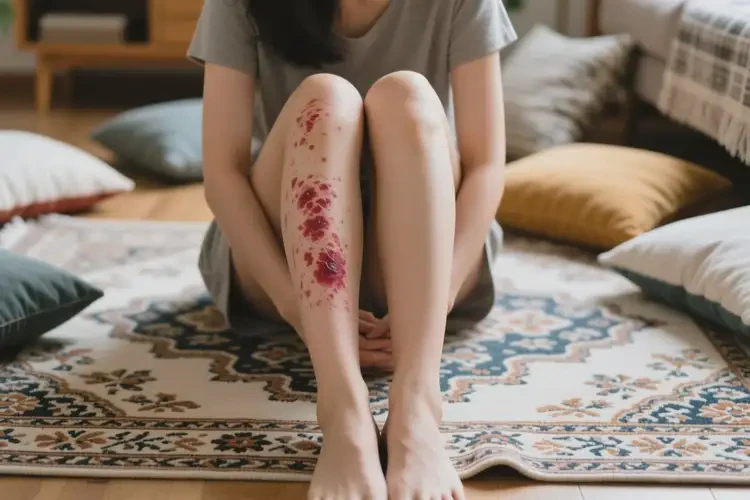 女人大腿有濕疹能夠徹底治愈嗎(圖1)