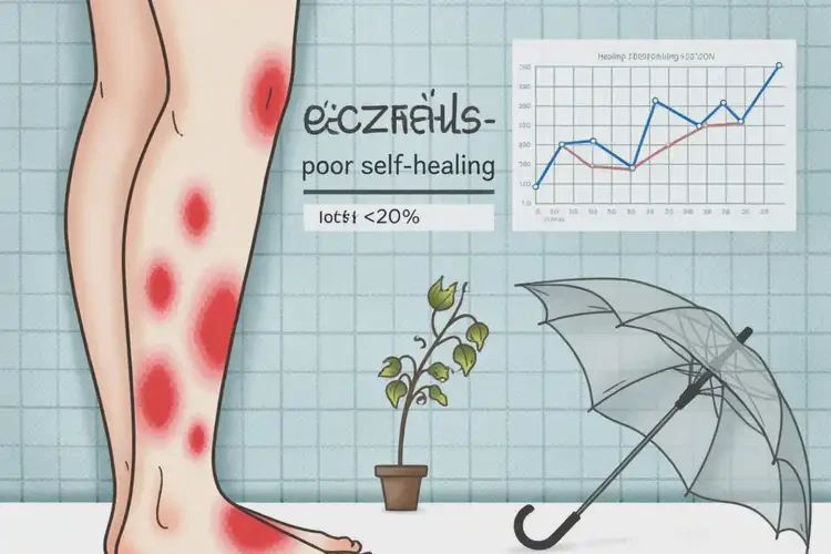 女性小腿上出現(xiàn)濕疹不管它會自己好嗎(圖3)