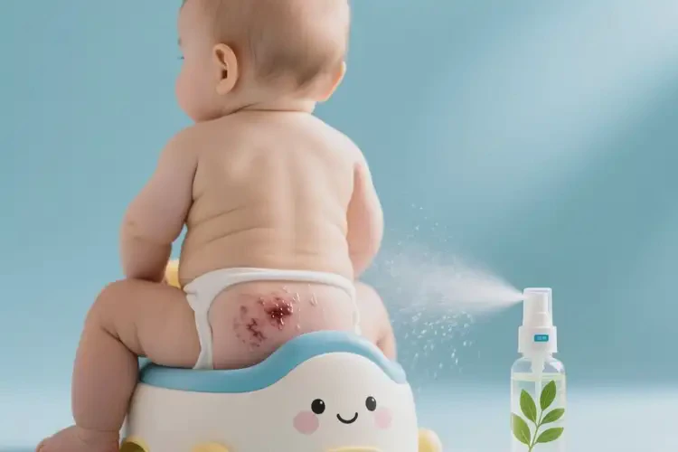 幼儿屁股上偶尔起湿疹能靠自己自愈吗(图1)