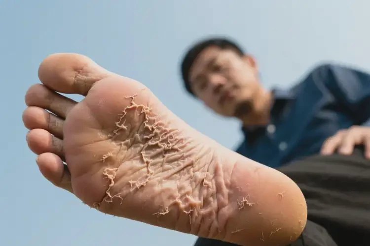 男人腳上起濕疹不管它會自己好嗎(圖2)