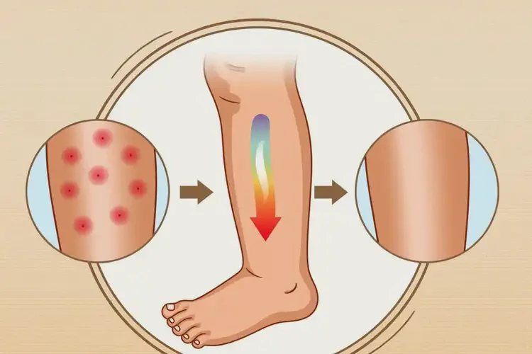 幼兒小腿上出濕疹能夠徹底治愈嗎(圖3)