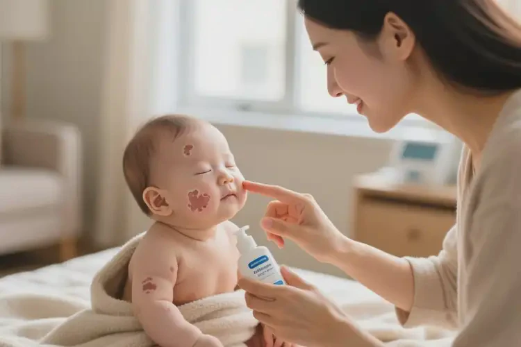 寶寶臉上偶爾長濕疹可不可以根治(圖3)