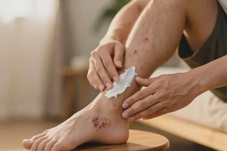 男人小腿經(jīng)常長濕疹能不能根治(圖2)