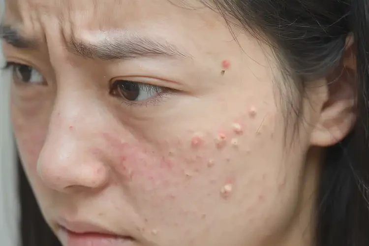 女生面部長濕疹不管它會自己好嗎(圖4)