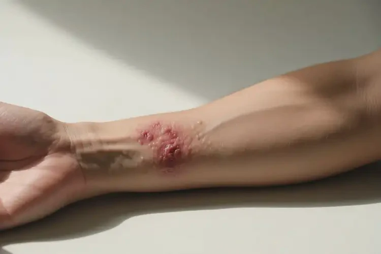 男人手臂偶爾起濕疹不管它會自己自愈嗎(圖3)