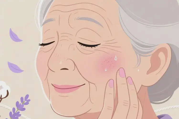 高齡老人面部有濕疹不管它會自己痊愈嗎(圖2)