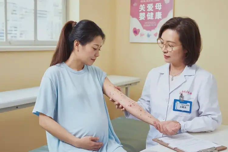 孕婦手臂上偶爾起濕疹能徹底自愈嗎(圖1)
