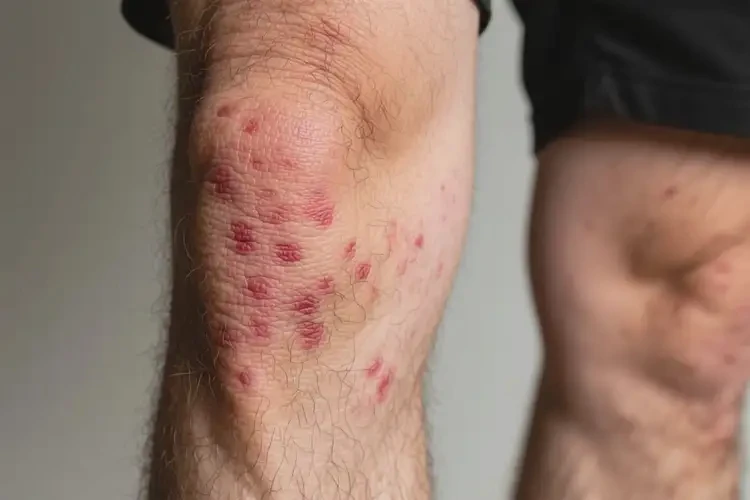 男人大腿偶爾起濕疹能不能根治(圖1)