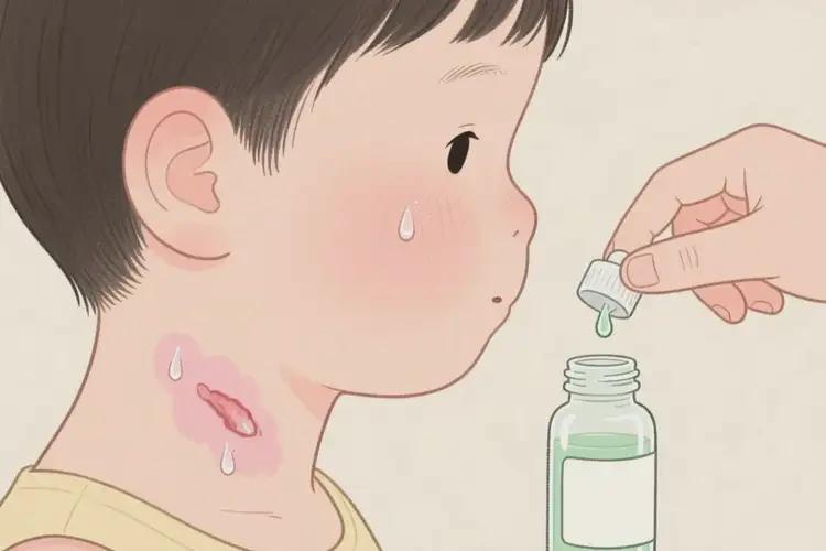 少兒脖子偶爾起濕疹可不可以根治(圖3)