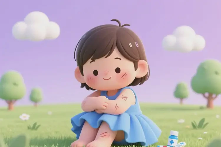 兒童全身起濕疹不管它會自己好嗎(圖1)