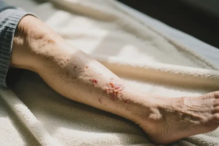 老人大腿出濕疹能徹底自愈嗎(圖2)