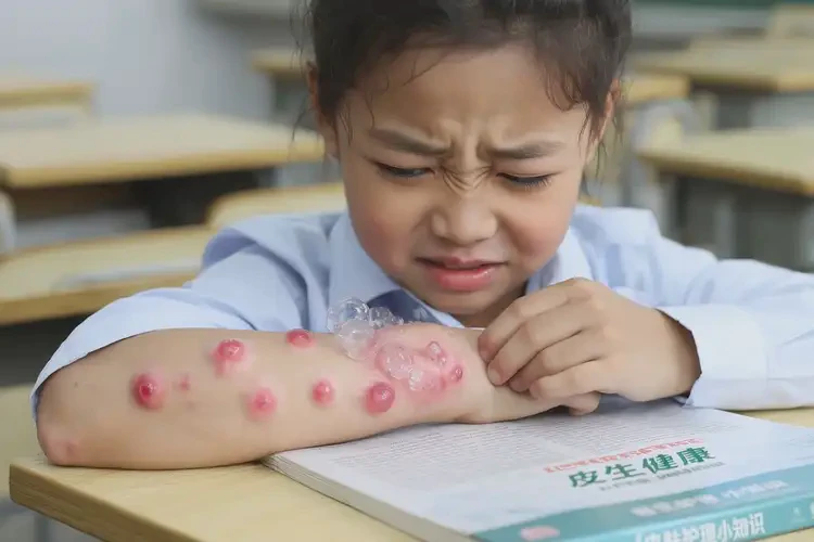 小學(xué)生手臂長濕疹能夠徹底治愈嗎(圖4)