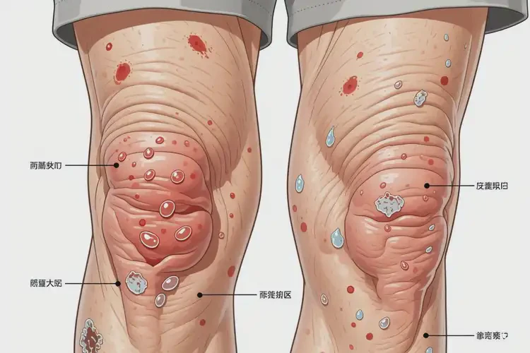 老人大腿容易起濕疹可不可以徹底自愈(圖2)