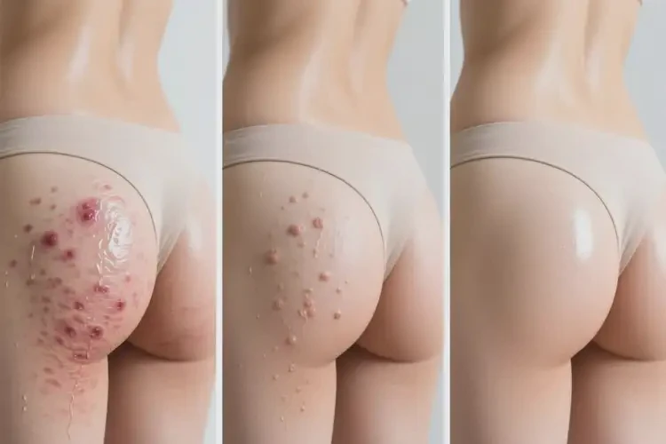 女生屁股上偶尔起湿疹能靠自己自愈吗(图3)