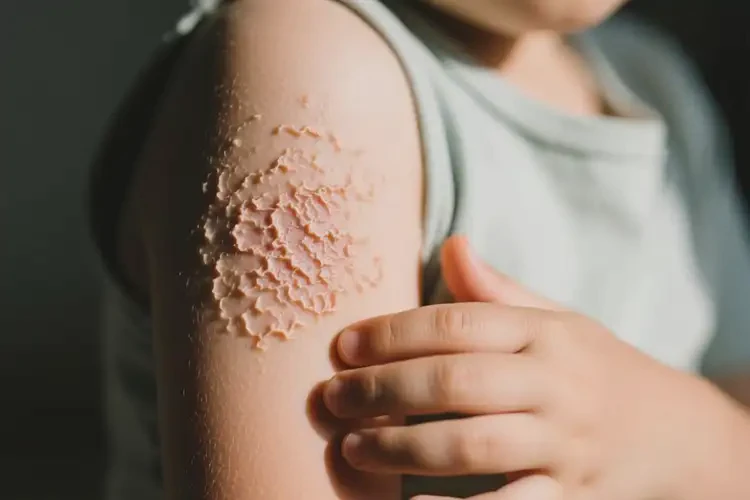 小孩手臂上經(jīng)常起濕疹可不可以根治(圖1)