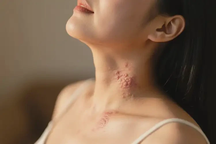 產(chǎn)婦脖子上經(jīng)常長濕疹不管它會自己好嗎(圖3)