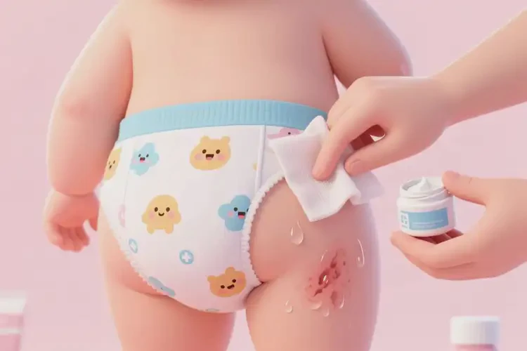 嬰幼兒屁股上容易起濕疹可不可以根治(圖1)