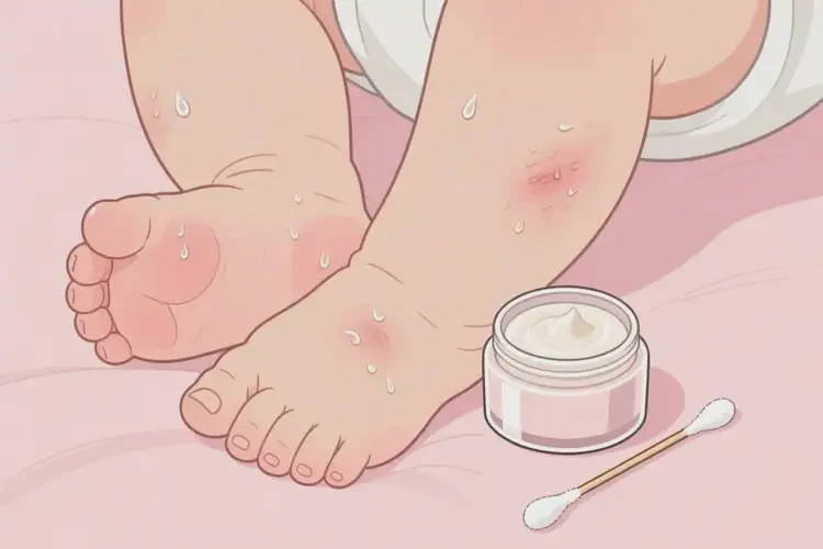 寶寶腳上經(jīng)常長(zhǎng)濕疹能徹底自愈嗎(圖3)