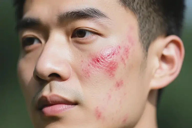 男性面部長濕疹能夠徹底治愈嗎(圖3)