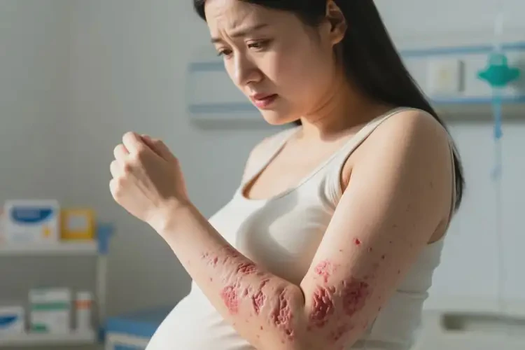 孕婦手臂有濕疹不管它會自己自愈嗎(圖4)