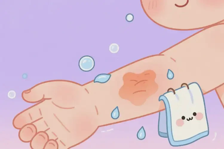 儿童手臂起湿疹可不可以彻底自愈(图1)