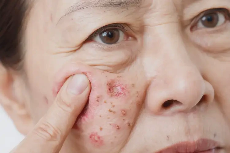 女性面部偶爾長濕疹能夠徹底治愈嗎(圖4)