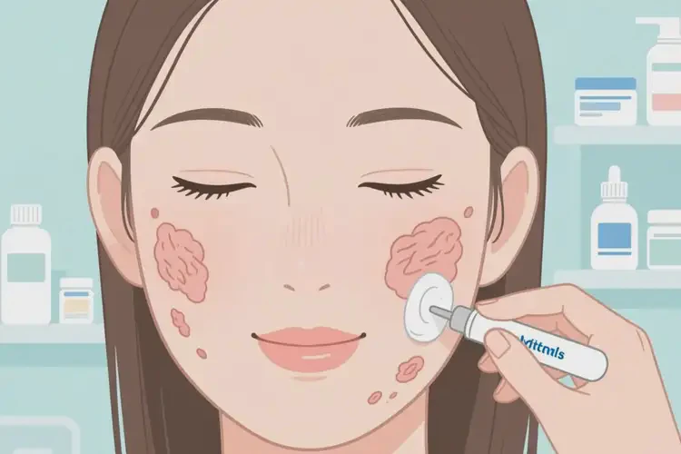 女人面部起濕疹能不能根治(圖1)