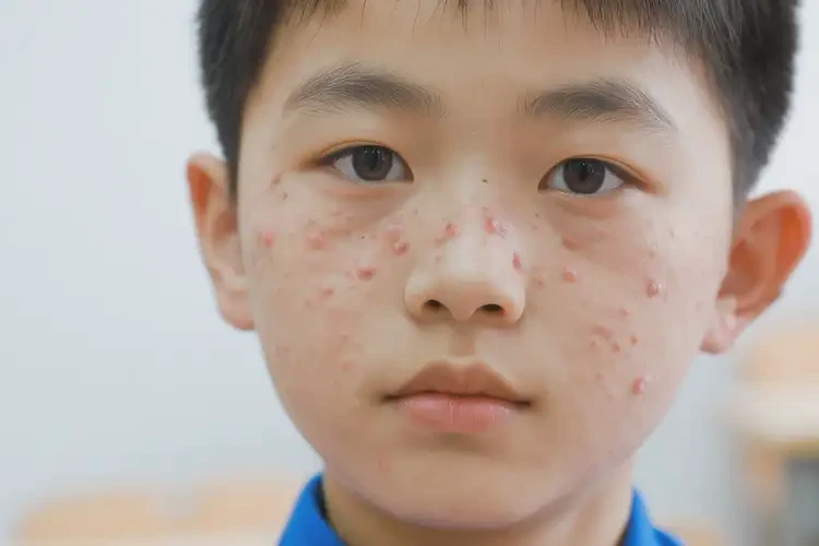 中學(xué)生臉上偶爾起濕疹不管它會自己好嗎(圖4)